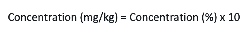 Converting Epinephrine Concentration