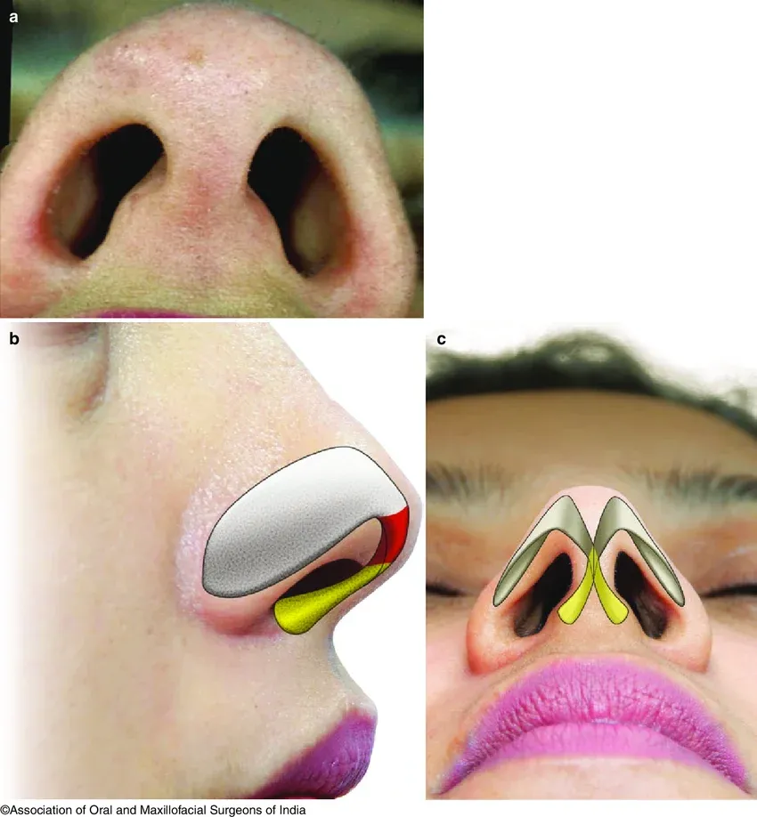 Tripod theory for nasal tip support